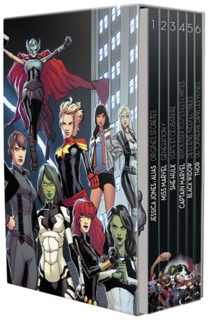 Coffret Marvel Super-héroïnes - COMPTE FERME