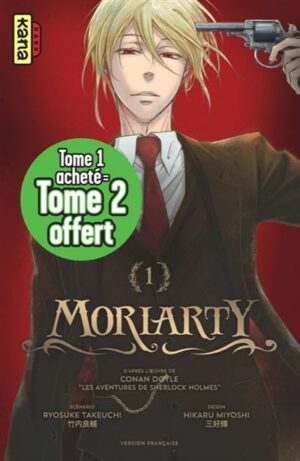 Pack 1+1 Moriarty (Tomes 1+2) - OP 1+1 Kana 2024